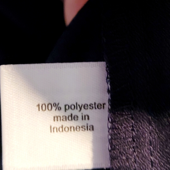 🌺Lane Bryant Peplum Top Drawstring Shoulder Sleeveless Night Sky - Picture 12 of 12